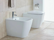 DURAVIT HAPPY D.2 FLOOR-STANDING WC C/SOFT-CLOSE SEAT + BIDET SET