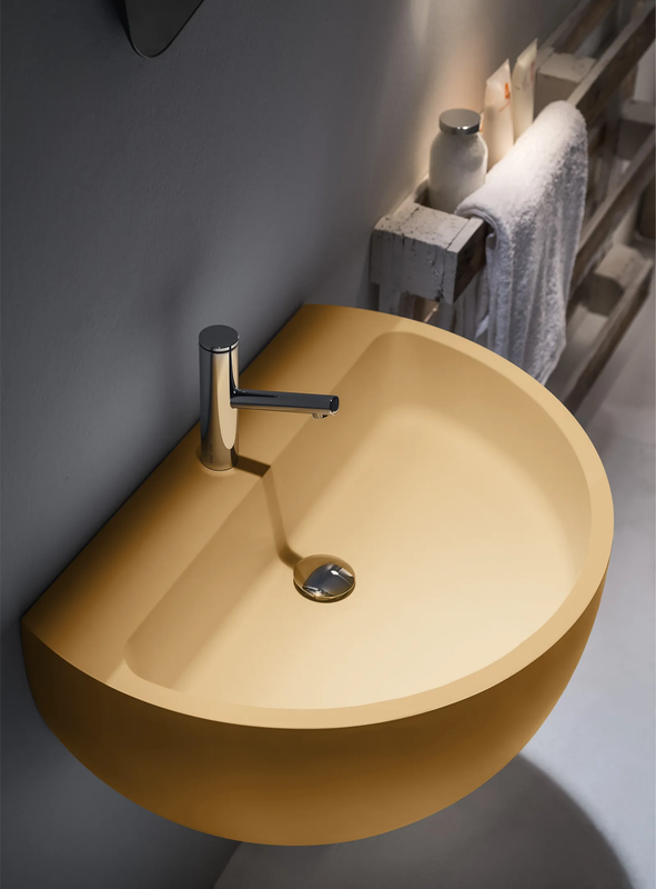 FALPER BOWL LAVABO DA PARETE IN CRISTALPLANT