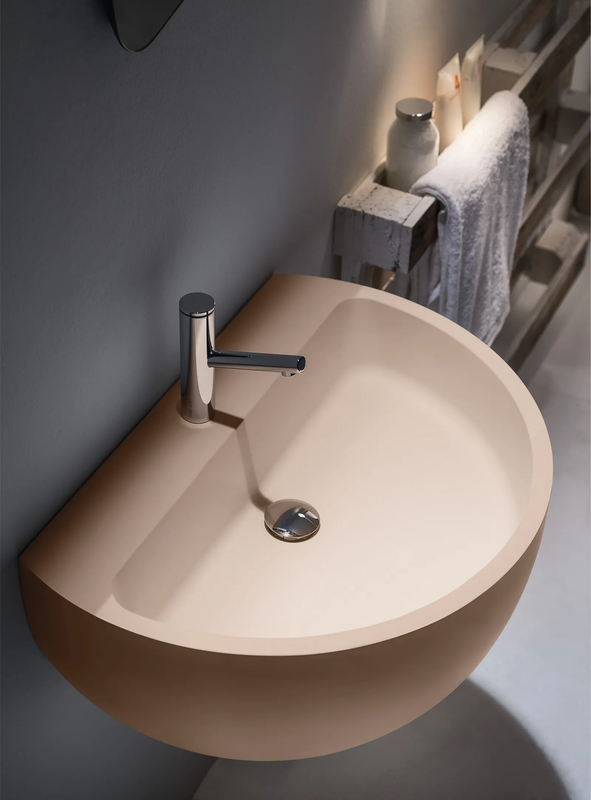 FALPER BOWL LAVABO DA PARETE IN CRISTALPLANT