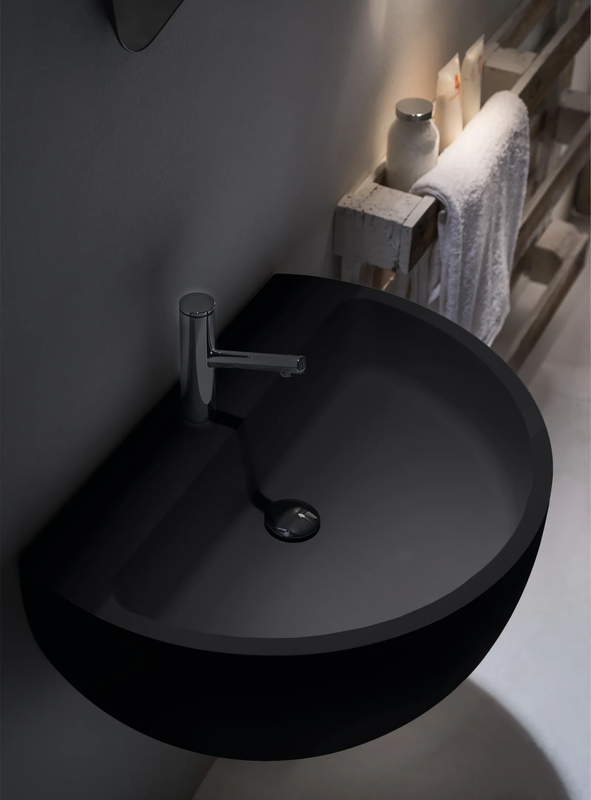 FALPER BOWL LAVABO DA PARETE IN CRISTALPLANT