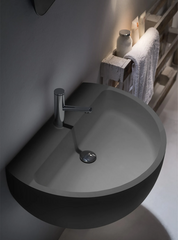 FALPER BOWL LAVABO DA PARETE IN CRISTALPLANT