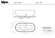 FALPER HOMEY FREESTANDING BATHTUB