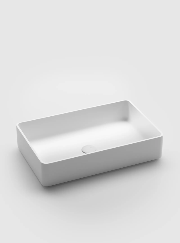 FALPER MATT 58 COUNTERTOP BASIN IN CRISTALPLANT