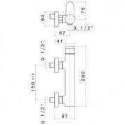 NEWFORM NIO MIX MONOCOMANDO PER DOCCIA