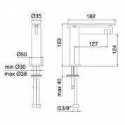TREEMME TIME-TIME OUT SINGLE-LEVER BASIN MIXER 124