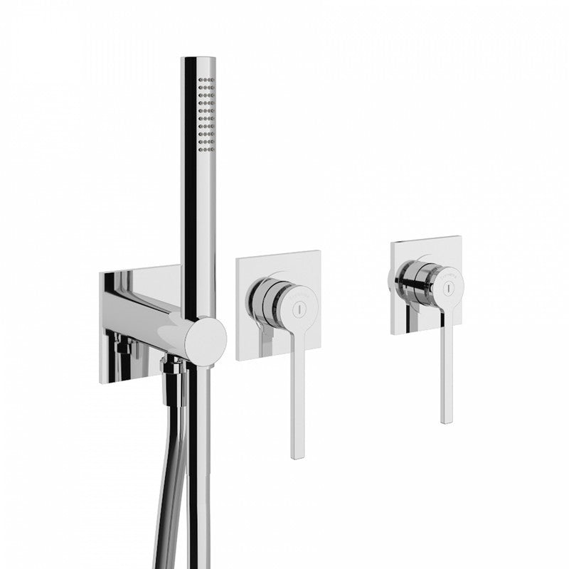 TREEMME TIME-TIME OUT MISCELATORE MONOCOMANDO VASCA/DOCCIA A INCASSO