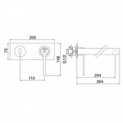TREEMME TIME-TIME OUT MISCELATORE MONOCOMANDO LAVABO A INCASSO 244