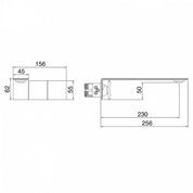TREEMME 5MM MIX LAVABO A INCASSO 230