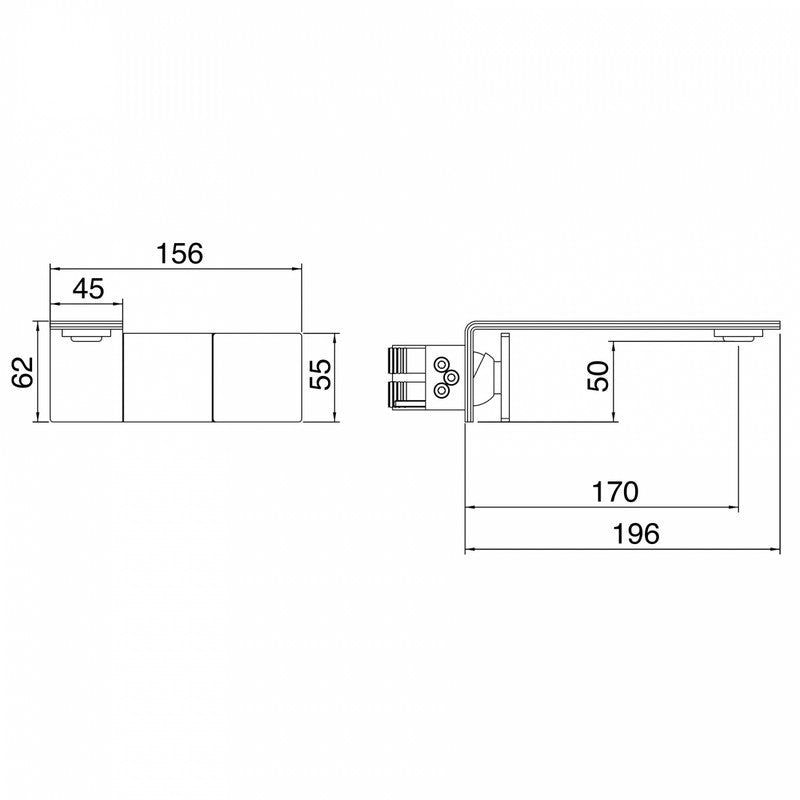 TREEMME 5MM MIX SINGLE LEVER BUILT-IN BASIN MIXER 170