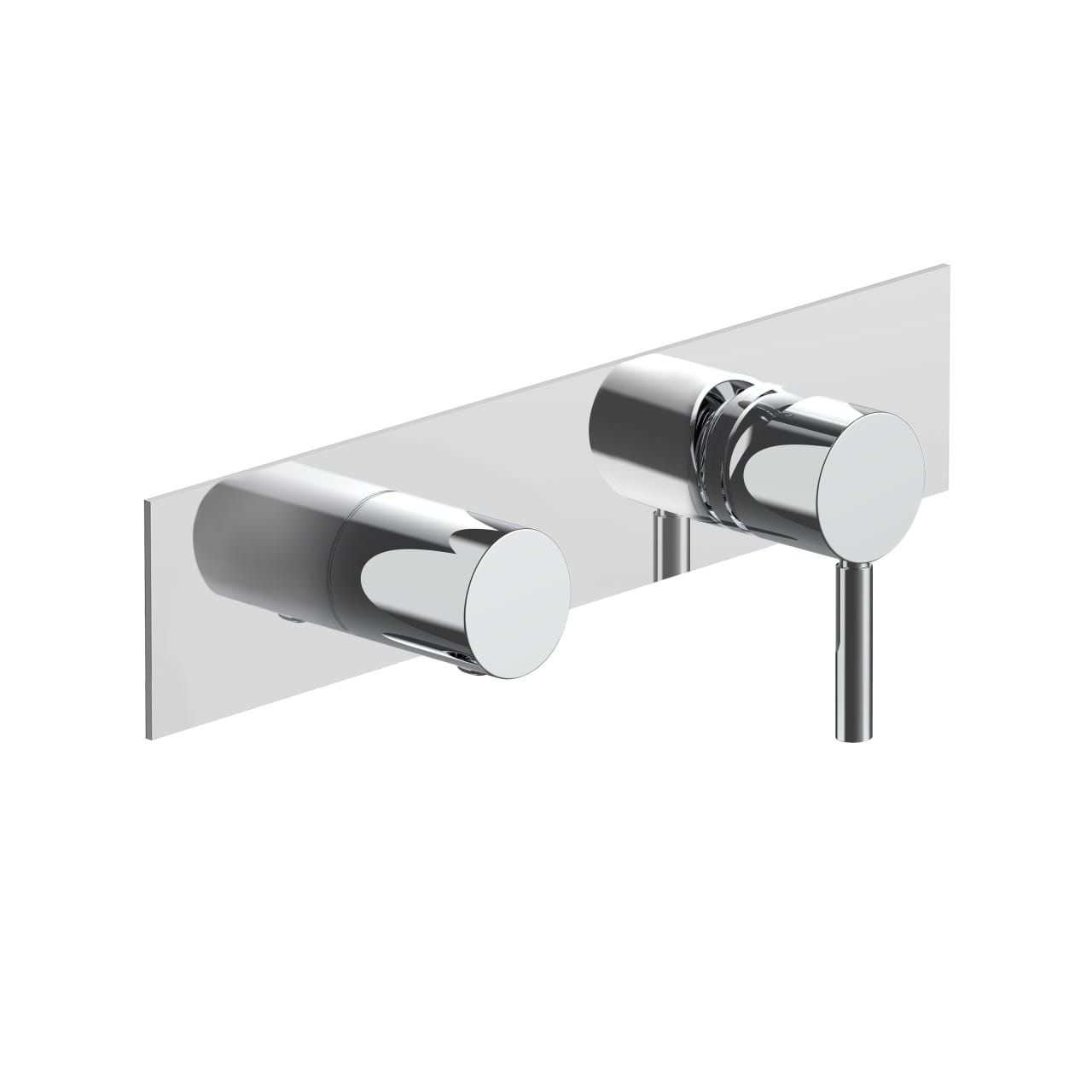 FANTINI RUBINETTI NOSTROMO BUILT-IN SHOWER MIXER 3 OUTLETS WITH PLATE