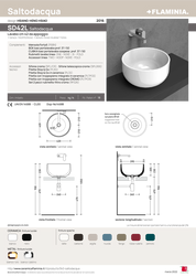 FLAMINIA SALTODACQUA COUNTERTOP BASIN