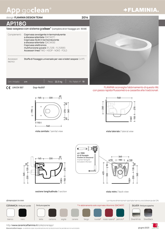 FLAMINIA APP VASO SOSPESO GOCLEAN