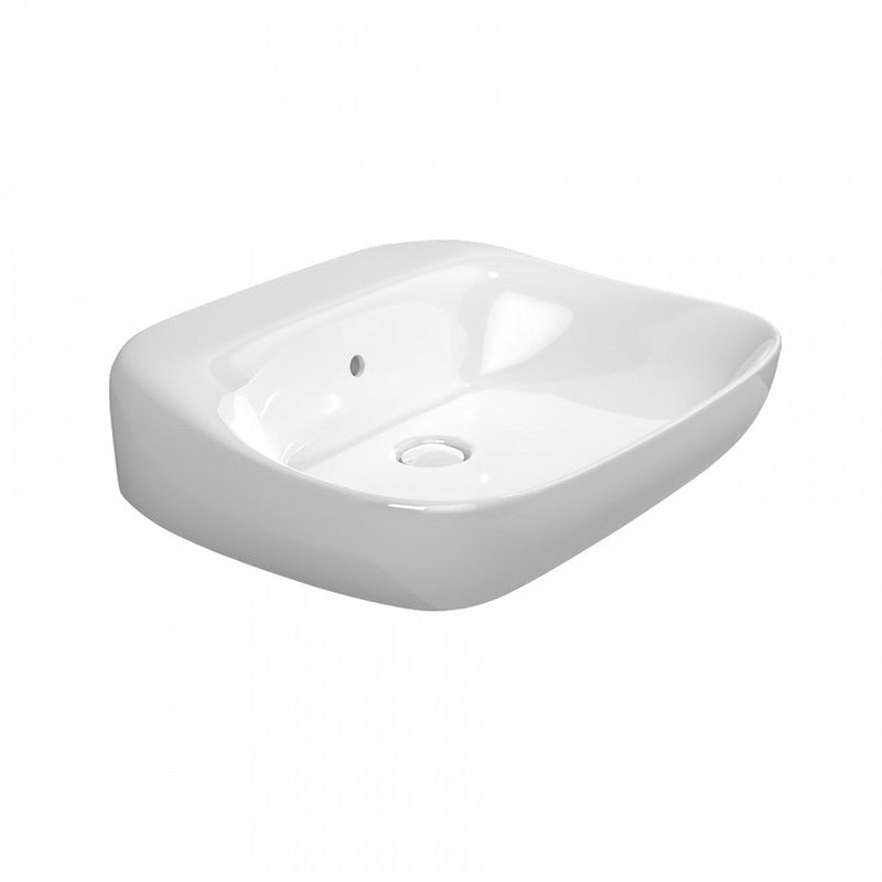 FLAMINIA FLUO 60 LAVABO DA APPOGGIO E PARETE