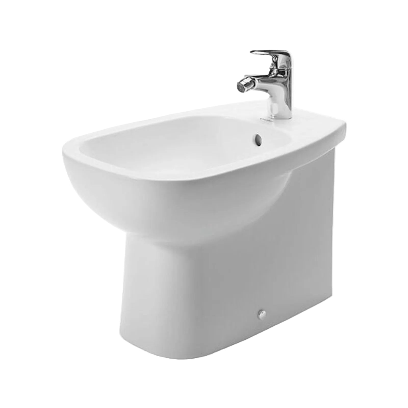 DURAVIT D-CODE SET VASO A PAVIMENTO C/COPRIVASO SOFT-CLOSE + BIDET