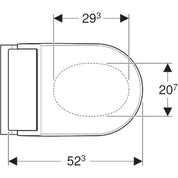 GEBERIT AQUACLEAN TUMA COMFORT FLOOR-STANDING, WALL-HUNG TOILET