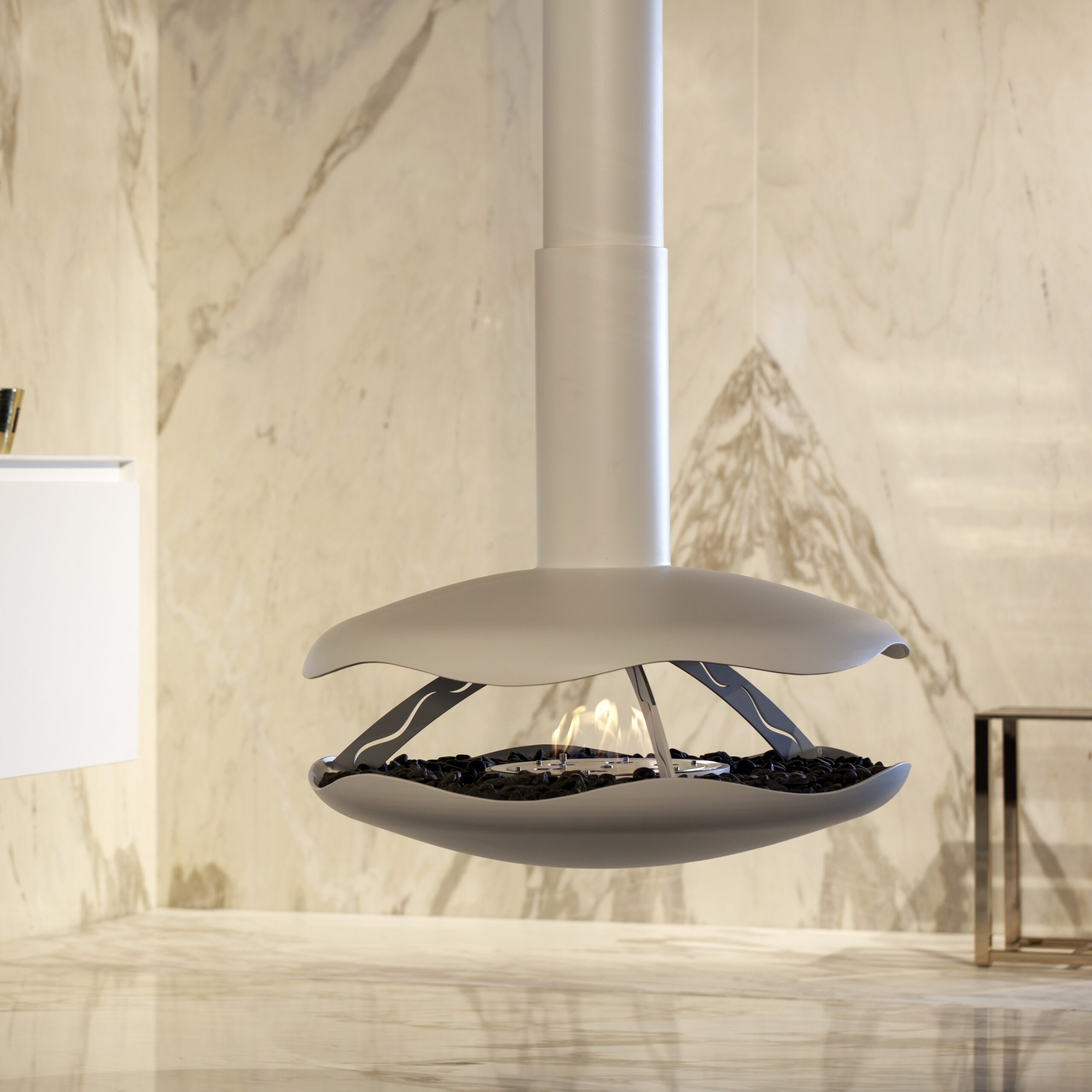 GLAMMFIRE INDOOR FIREPLACE PEROLA