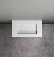 ACQUAPAZZA KUBE60 LAVABO INTEGRATO PER TOP SOSPESO