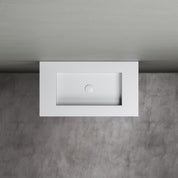 ACQUAPAZZA KUBE60 INTEGRATED BASIN FOR WALL-MOUNTED TOP