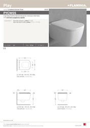 FLAMINIA PLAY SLOW-CLOSE SLIM SEAT