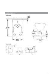 VILLEROY & BOCH O.NOVO BIDET A PAVIMENTO