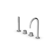 ZUCCHETTI HELM 4-HOLE DECK-MOUNTED SINGLE-LEVER BATH MIXER