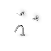 ZUCCHETTI HELM BUILT-IN BIDET MIXER WITH DECK-MOUNTED SPOUT