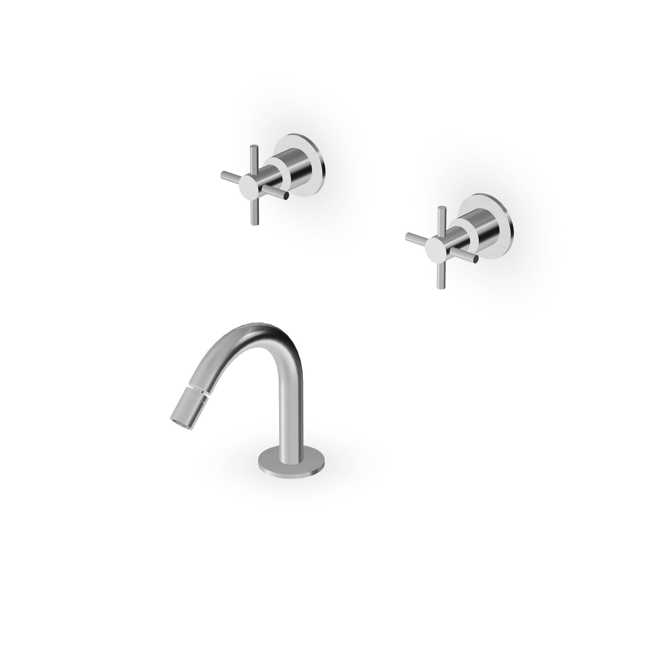 ZUCCHETTI HELM BATTERIA INCASSO BIDET CON BOCCA DA PIANO