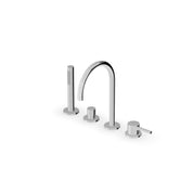 ZUCCHETTI PAN S MIX MONOCOMANDO BORDO VASCA 4 FORI