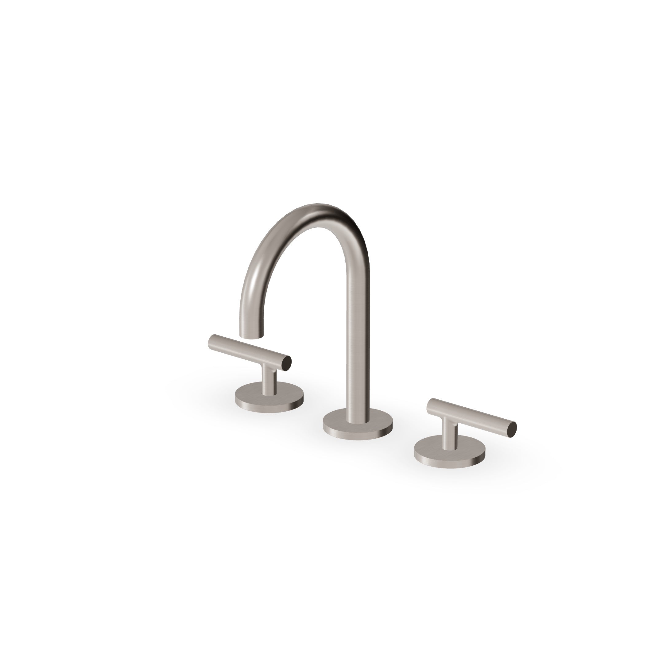 ZUCCHETTI PAN S 3-HOLE BASIN MIXER LOW SPOUT