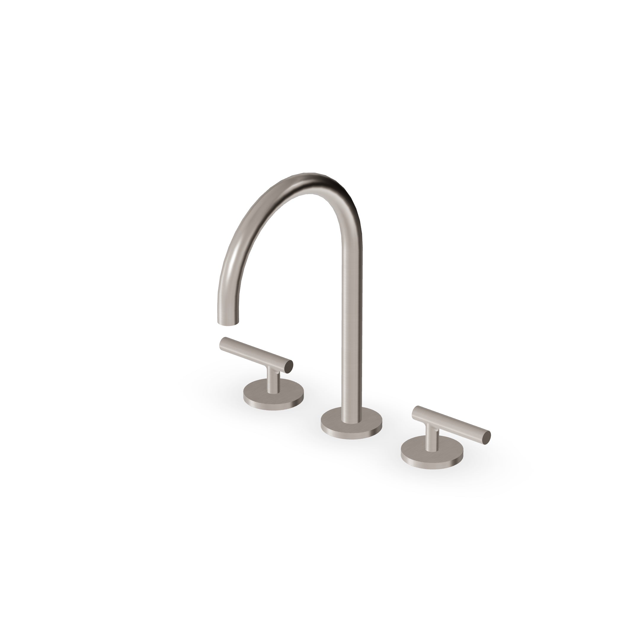 ZUCCHETTI PAN S 3-HOLE BASIN MIXER WITH HIGH SPOUT