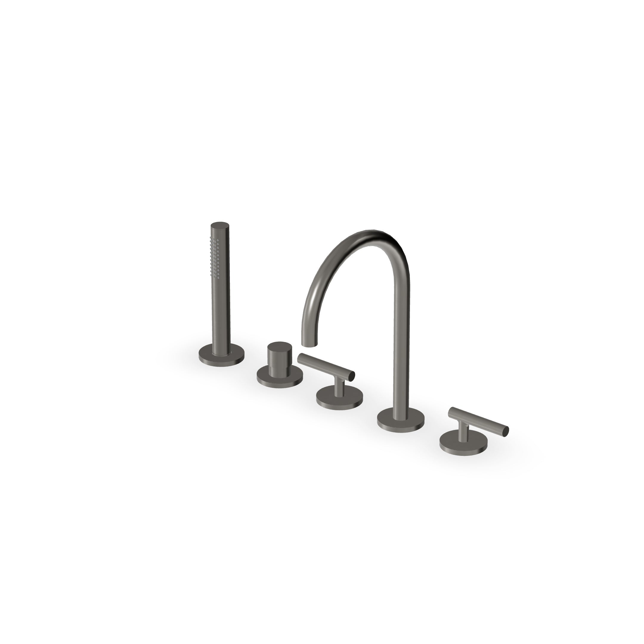 ZUCCHETTI PAN S BATTERIA BORDO VASCA 5 FORI
