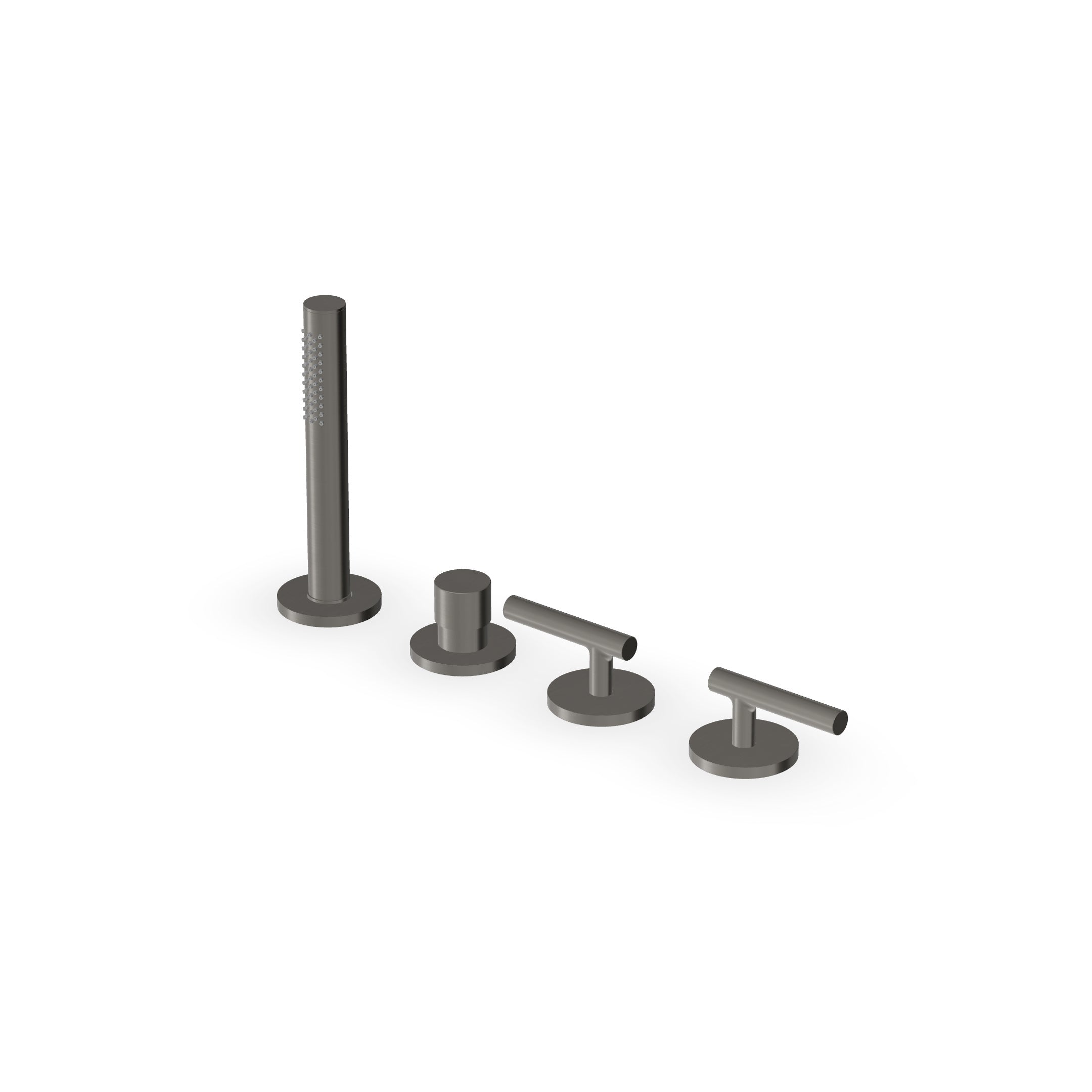 ZUCCHETTI PAN S BATTERIA BORDO VASCA 4 FORI