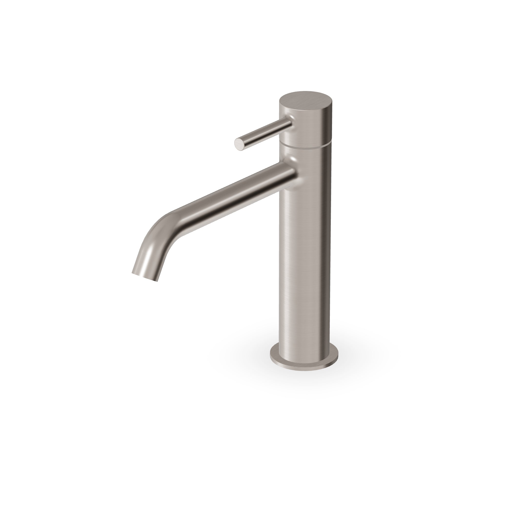 ZUCCHETTI PAN S MONOBLOC BASIN MIXER WITH EXTENDED SPOUT WITH AERATOR, NO WASTE