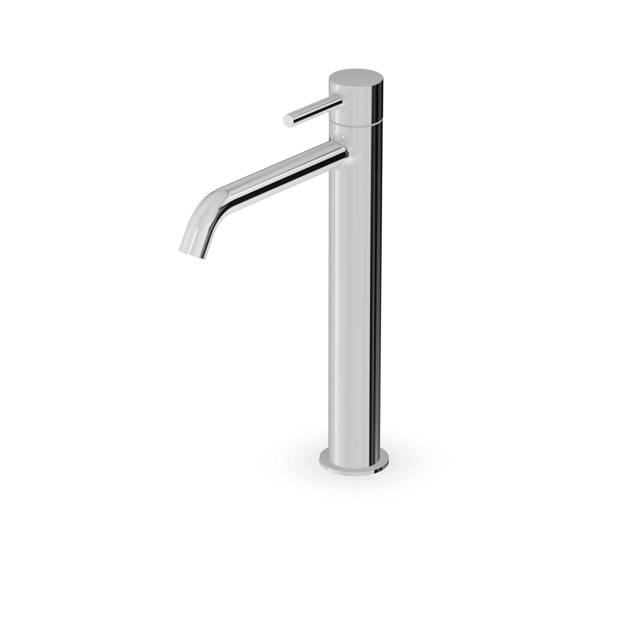 ZUCCHETTI PAN S MIX SINGLE LEVER BASIN MIXER WITH HIGH SPOUT WITH AERATOR WITHOUT WASTE