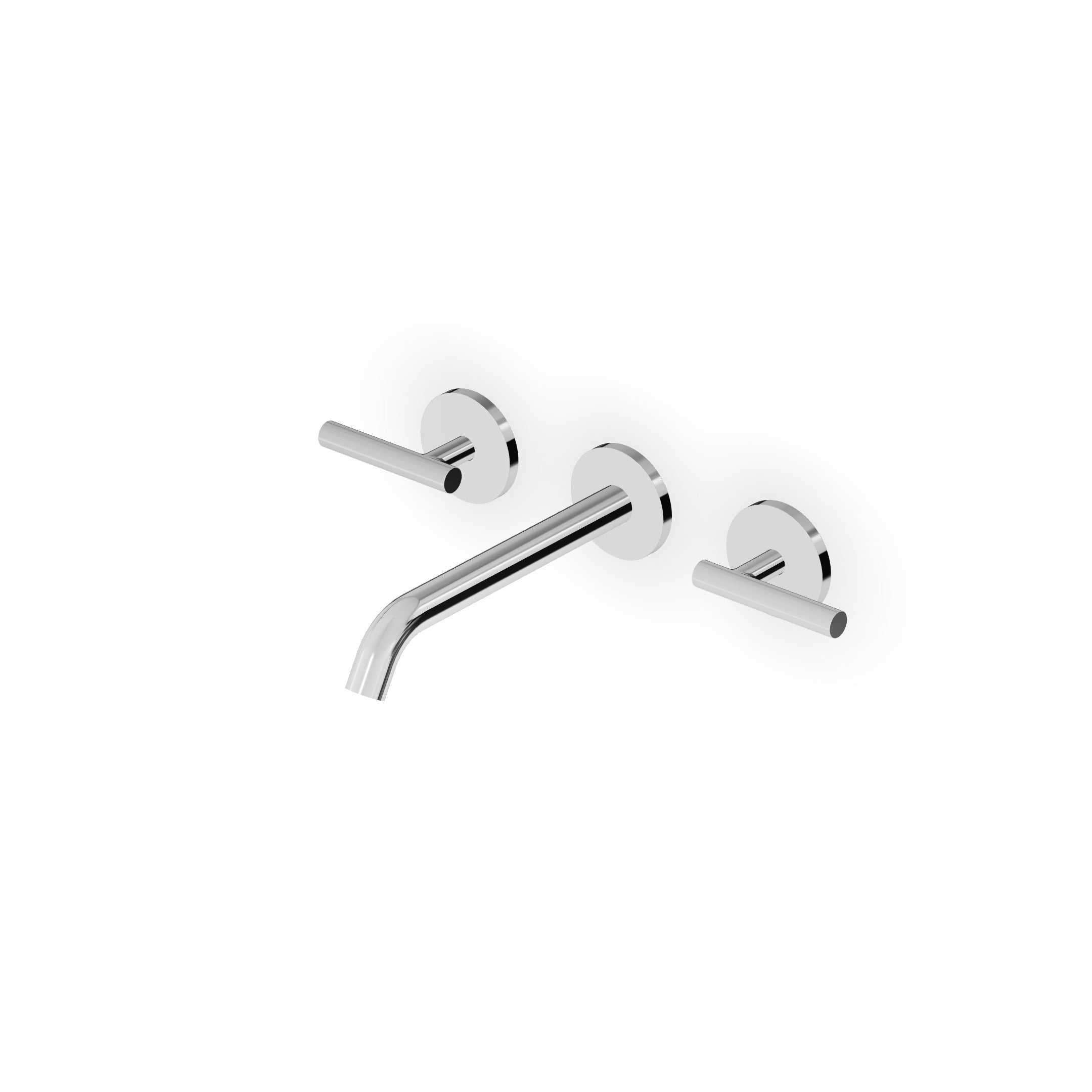 ZUCCHETTI PAN S 3-HOLE RECESSED BASIN BATTERY