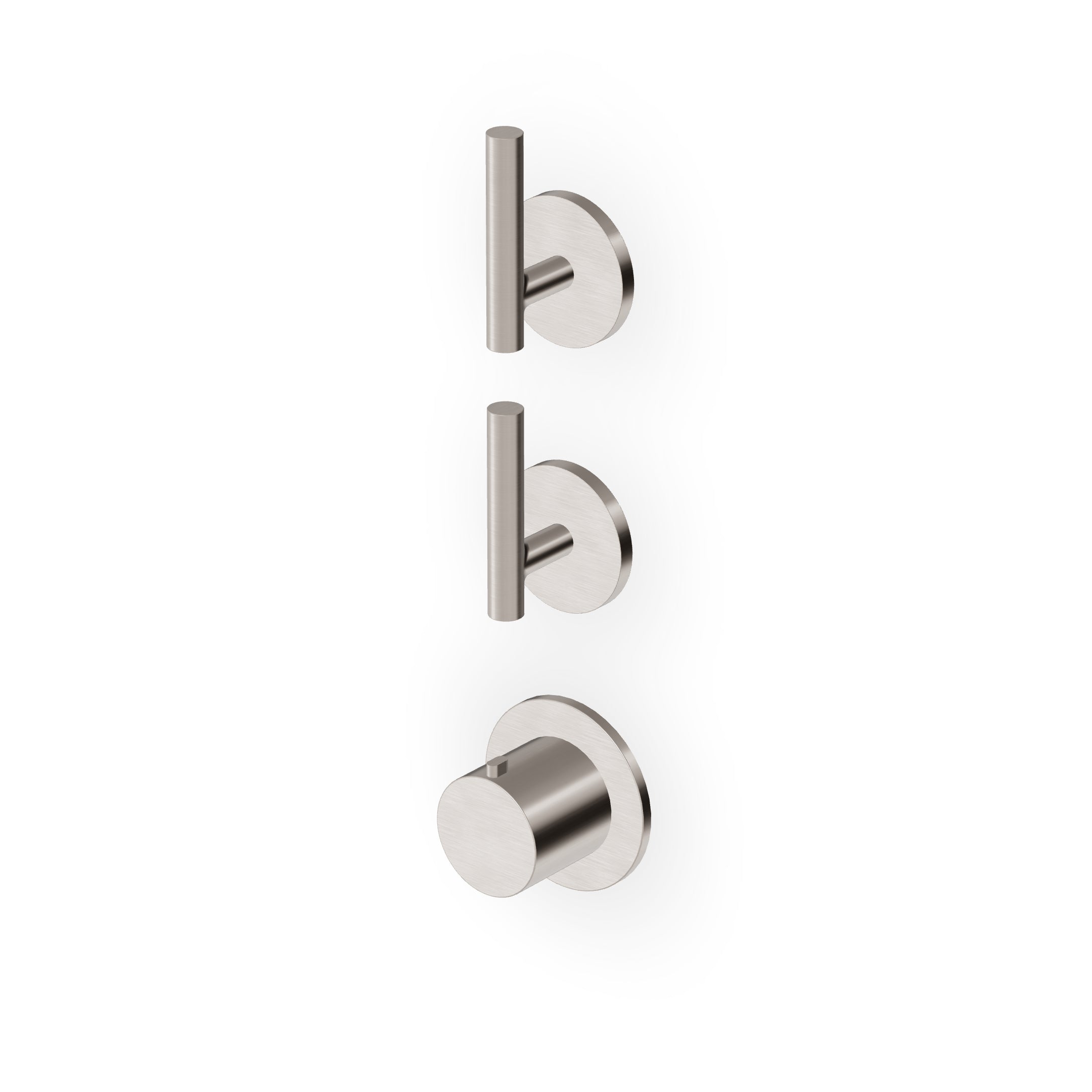 ZUCCHETTI PAN S THERMOSTATIC RECESSED SHOWER MIXER WITH 2 SHUT-OFF VALVES