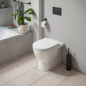DURAVIT D-CODE RIMLESS FLOOR-STANDING TOILET WITH SEAT