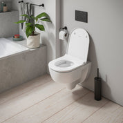 DURAVIT D-CODE RIMLESS WALL-MOUNTED TOILET WITH SEAT