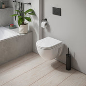 DURAVIT D-CODE RIMLESS WALL-MOUNTED TOILET SET W/SEAT