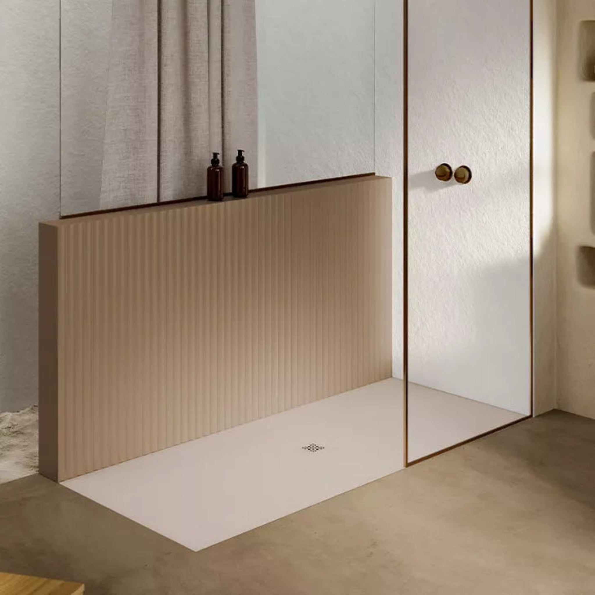 CONSTRUPLAS SHOWER TRAY SLATE BASE 70