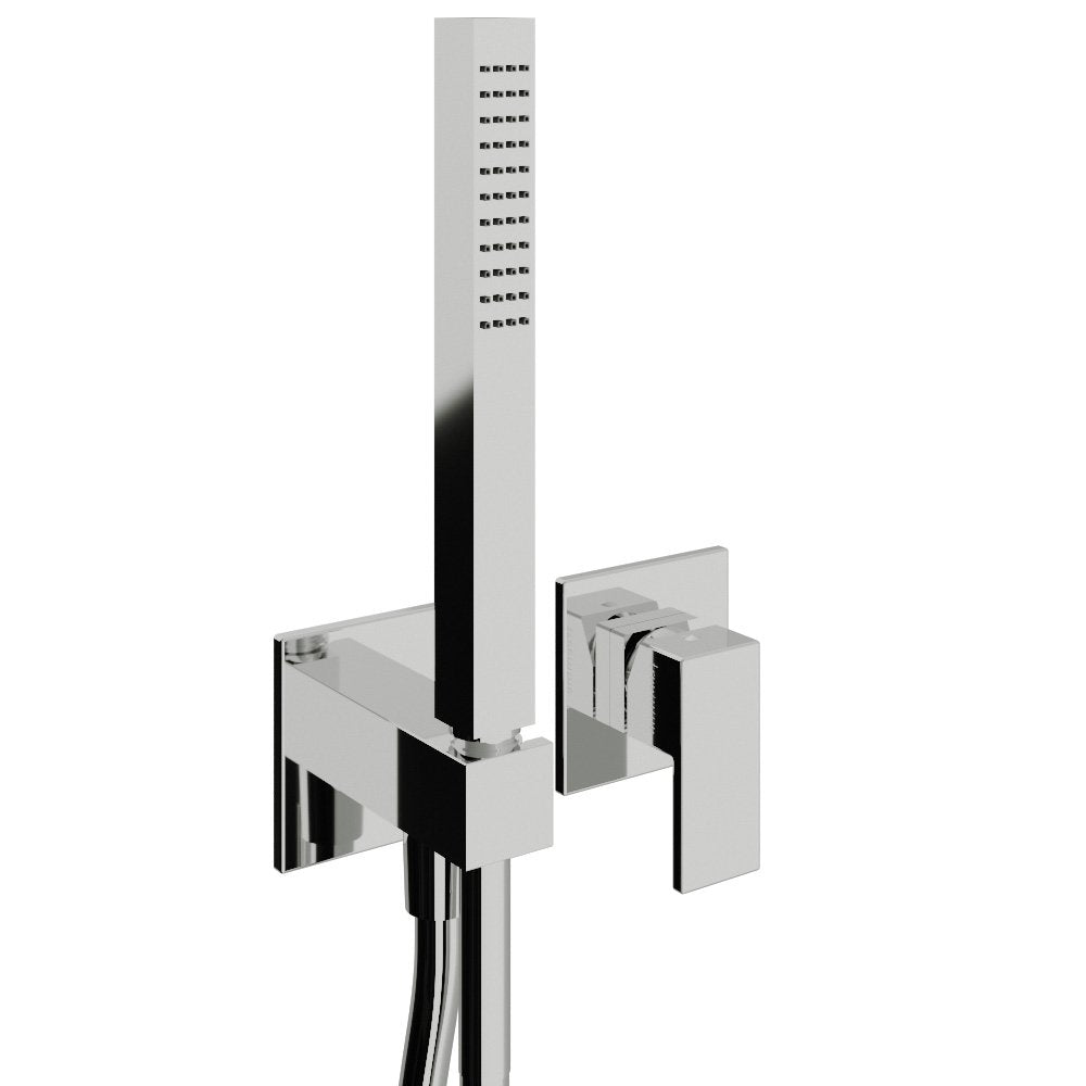 TREEMME Q30 MISCELATORE MONOCOMANDO INCASSO DOCCIA CON DOCCETTA